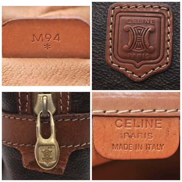 CELINE MACADAM PATTERN SATCHEL BAG with COA - Picture 9 of 9